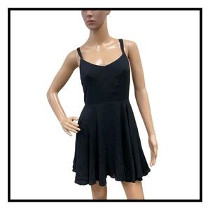 Kim Chi Blue Black Dress - Size 2
